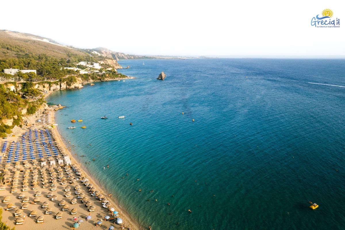 spiaggia di makri gialos cefalonia grecia